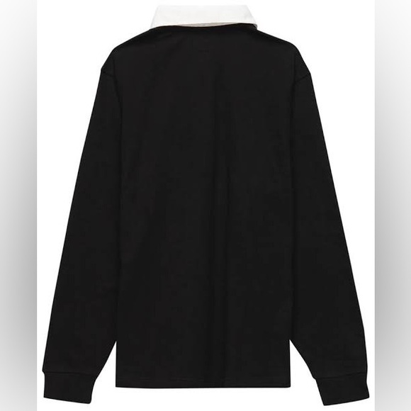 NEW Stussy Vertical Stripe Long Sleeve Rugby 1140228 Black - Size LARGE Shirt - Picture 5 of 8